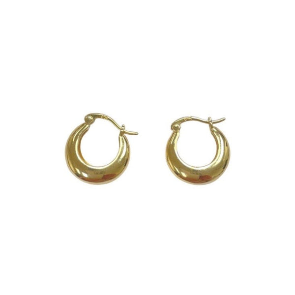 Chunky Little Hoop in Gold