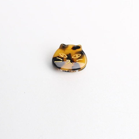 Mini Cat Claw Clip - Tortoiseshell