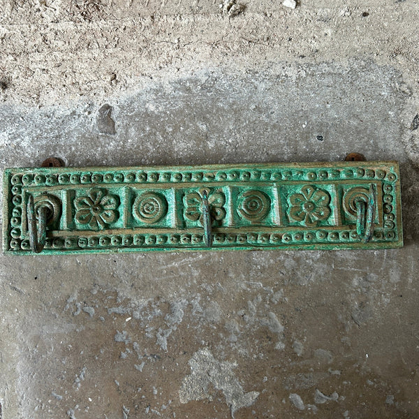 Indian Style Rustic Hook - Green