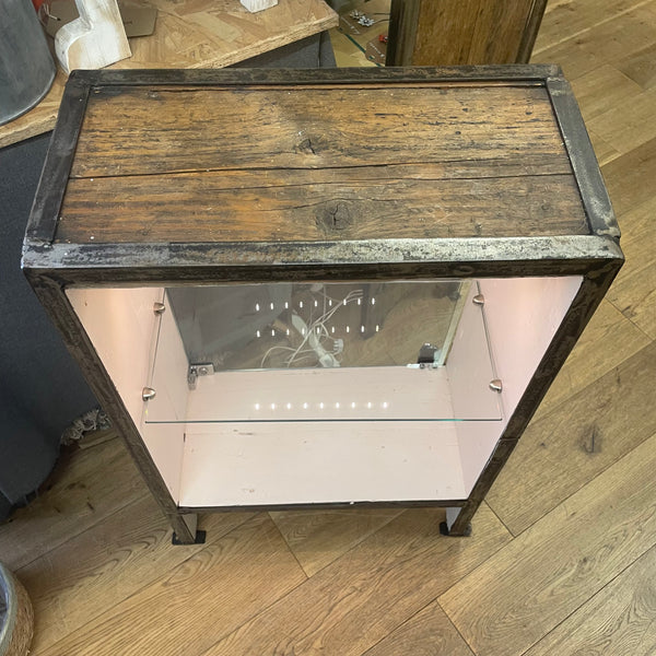 Industrial Style Display Cabinet Top