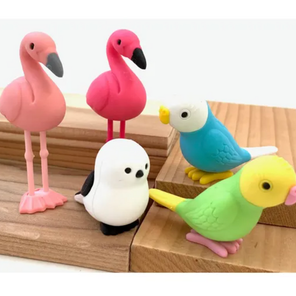 Iwako Birds Erasers