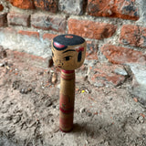 Japanese Kokeshi Doll Head piece side view