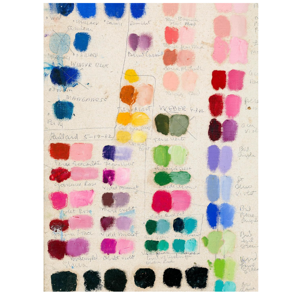 John Derian Paper Goods 1,000-Piece Puzzle - Painter's Palette completed
