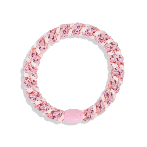KKNEKKI Original Hair Tie - Dusty Rose Pink Glitter