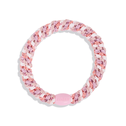 KKNEKKI Original Hair Tie - Dusty Rose Pink Glitter