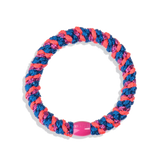 KKNEKKI Original Hair Tie - Electric Blue & Pink Glitter