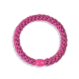 KKNEKKI Original Hair Tie - Electric Pink Glitter
