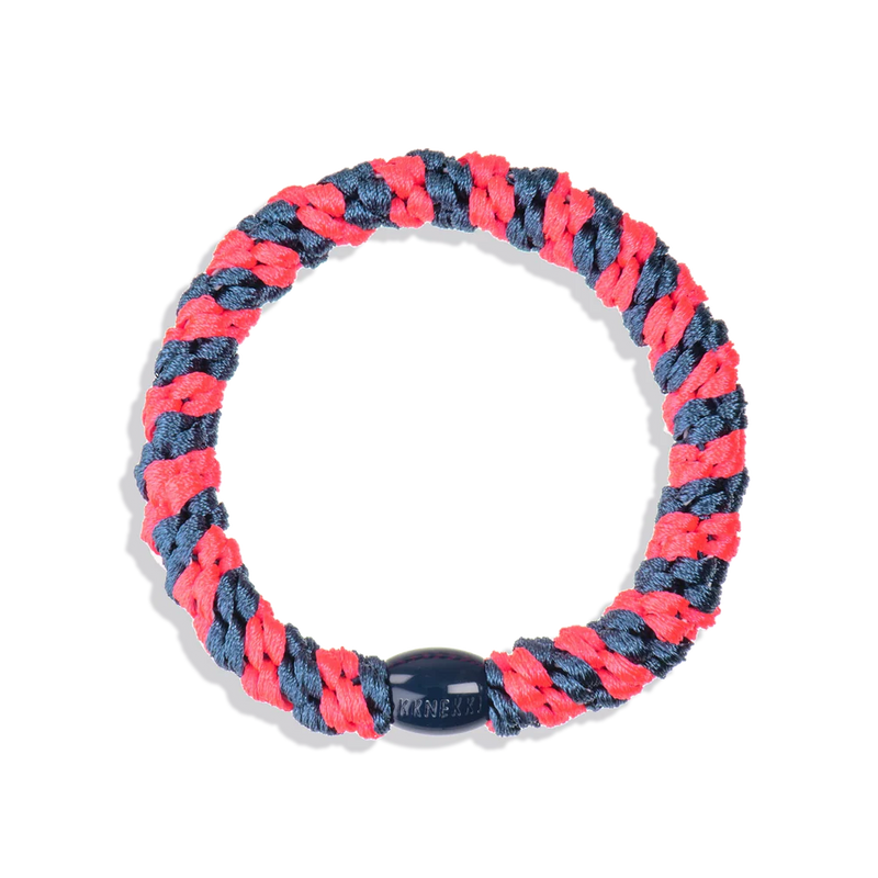  KKNEKKI Original Hair Tie - Indigo & Neon Pink