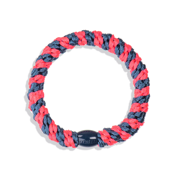  KKNEKKI Original Hair Tie - Indigo & Neon Pink