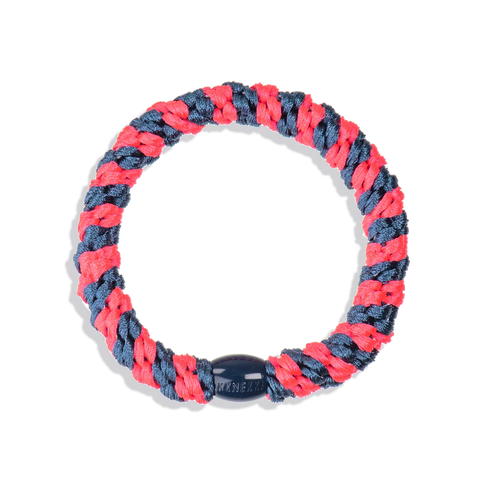  KKNEKKI Original Hair Tie - Indigo & Neon Pink