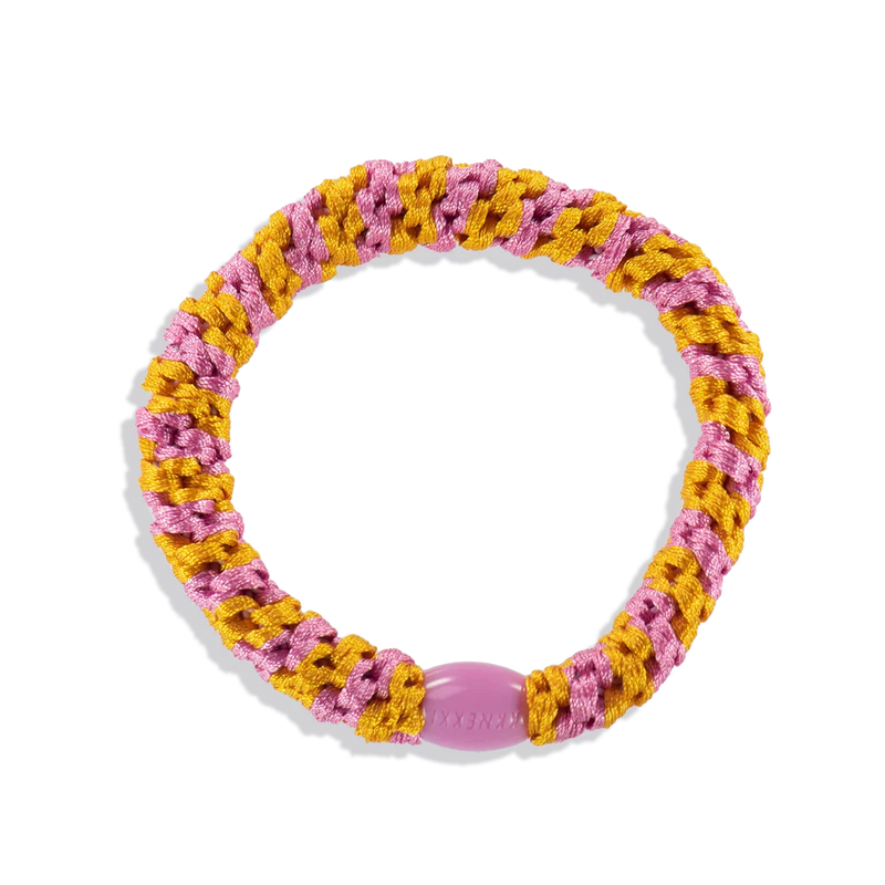 KKNEKKI Original Hair Tie - Jaffa Bubblegum Stripe