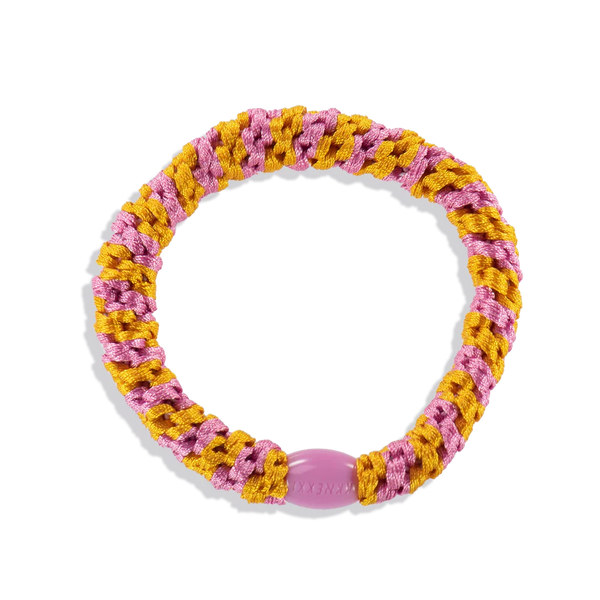KKNEKKI Original Hair Tie - Jaffa Bubblegum Stripe
