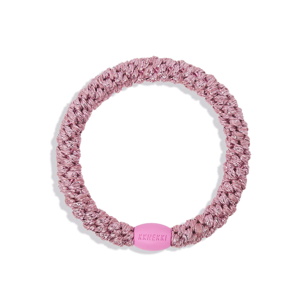 KKNEKKI Original Hair Tie - Old Pink Glitter