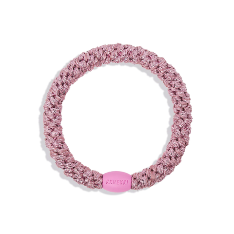 KKNEKKI Original Hair Tie - Old Pink Glitter