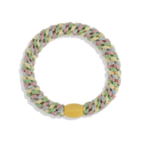 KKNEKKI Original Hair Tie - Pastel Blue & Green Glitter
