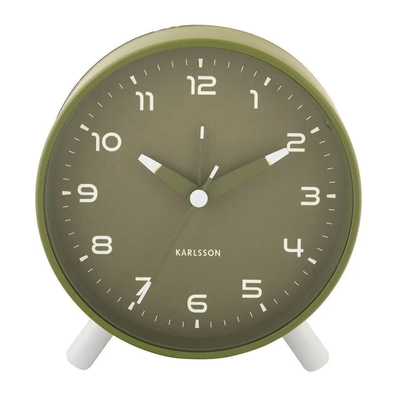 Karlsson Alarm Clock Orgullo - Army Green 