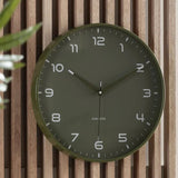 Karlsson Wall Clock Orgullo - Army Green