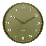 Karlsson Wall Clock Orgullo - Army Green