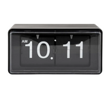 Karlsson Wall Table Clock Retro Boxed Flip - Black