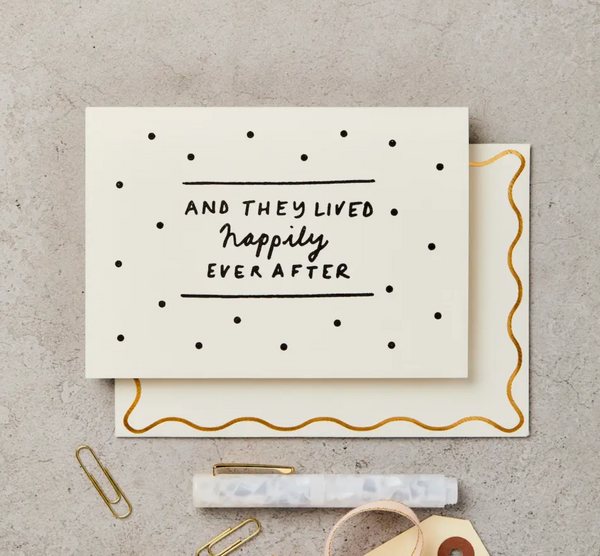 Katie Leamon And They Happily Ever After Wedding Card