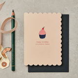 Katie Leamon Cupcake Scallop Card