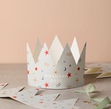 Katie Leamon Patterned Paper Crown Birthday Card - "Birthday Boy!