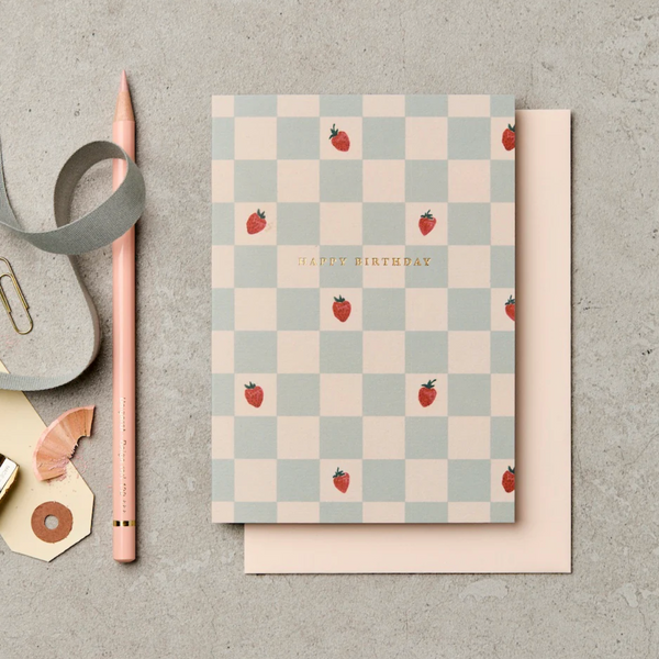 Katie Leamon 'Strawberries' Birthday Card
