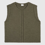An'ge Legringo Sleeveless Cardigan - Militaire
