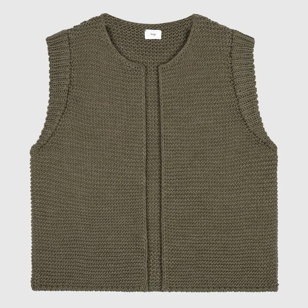 An'ge Legringo Sleeveless Cardigan - Militaire