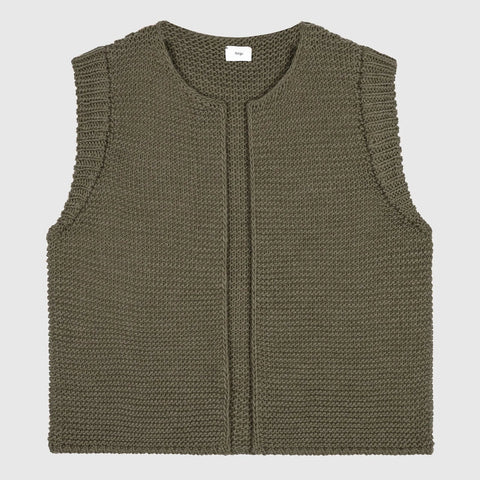 An'ge Legringo Sleeveless Cardigan - Militaire