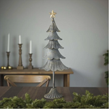 Large Rustic Metal Christmas Tree