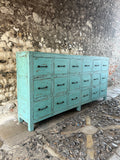 Large Vintage Indian 18 Drawer Unit Right