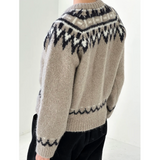 Le Bon Shoppe Alpaca Cabin Cardigan - Beige Back