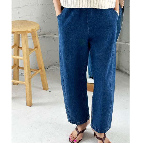 Le Bon Shoppe Arc Pants - Blue Denim 1