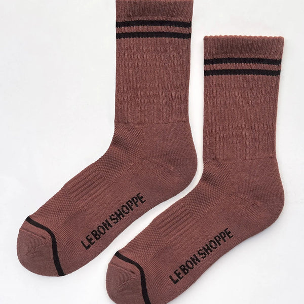 Le Bon Shoppe Boyfriend Socks - Clay