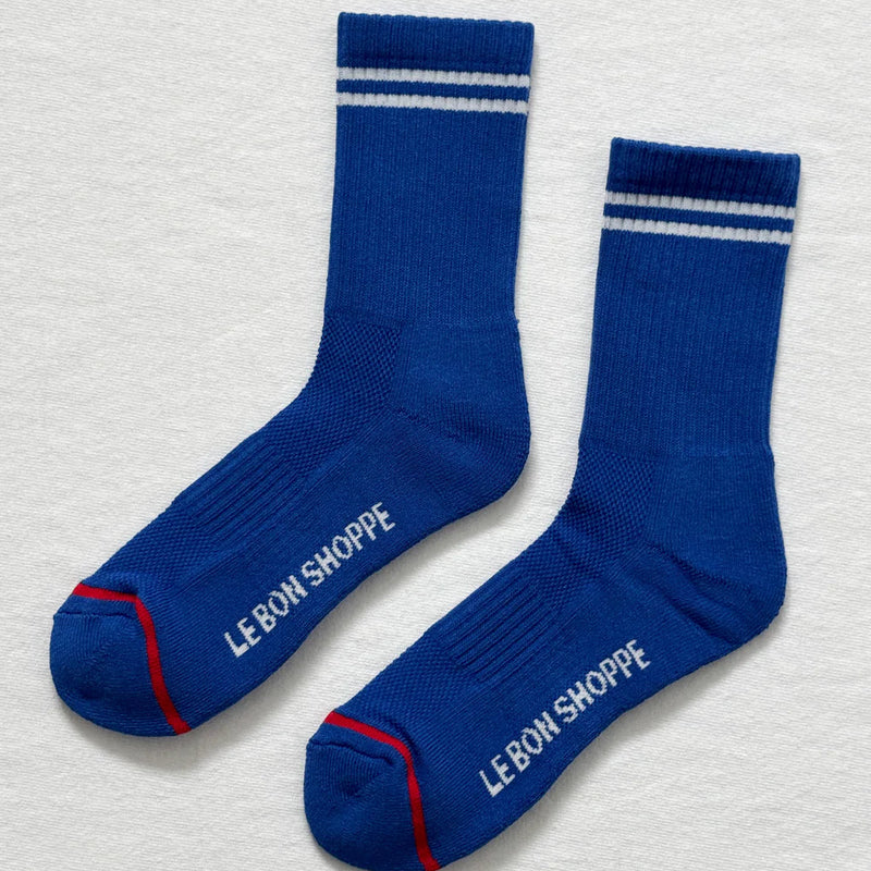 Le Bon Shoppe Boyfriend Socks - Cobalt Blue