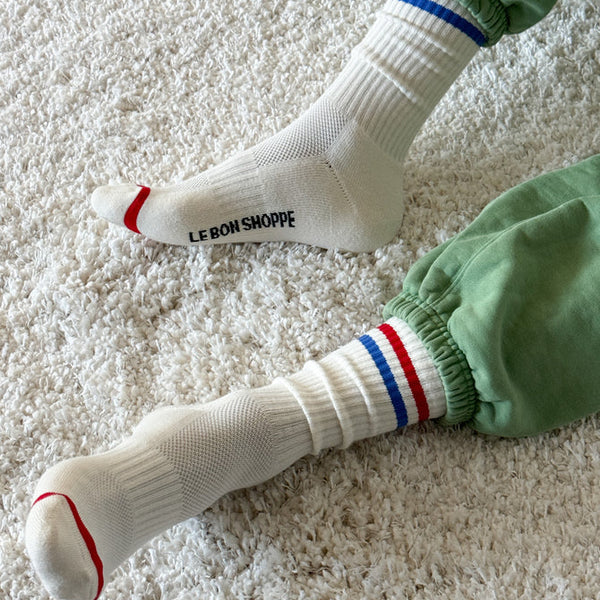 Le Bon Shoppe Boyfriend Socks - Milk