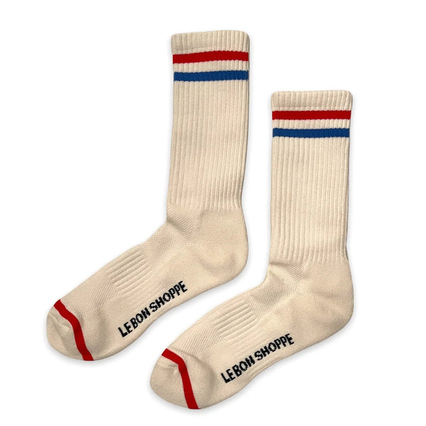 Le Bon Shoppe Boyfriend Socks - Milk