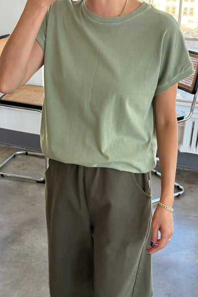 Le Bon Shoppe Ease Tee - Matcha Close