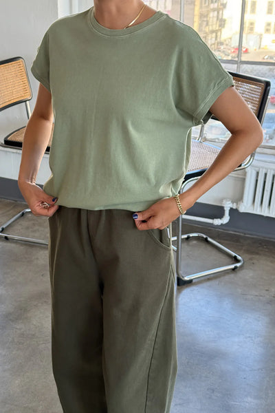 Le Bon Shoppe Ease Tee - Matcha Worn