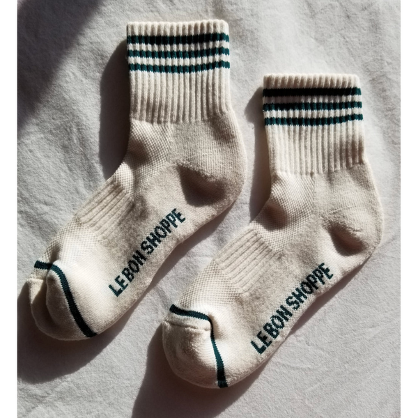Le Bon Shoppe Girlfriend Socks - Egret 1