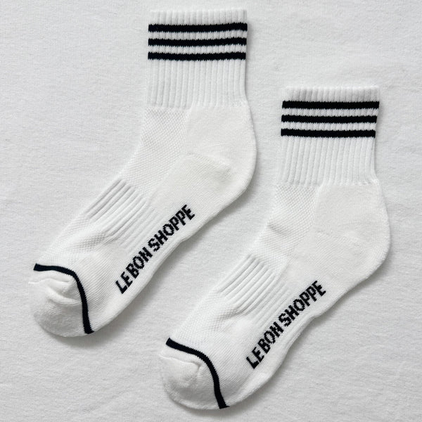 Le Bon Shoppe Girlfriend Socks - White
