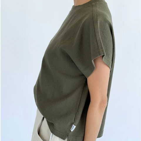 files/Le_Bon_Shoppe_Jeanne_Tee_-_Olive_side.png