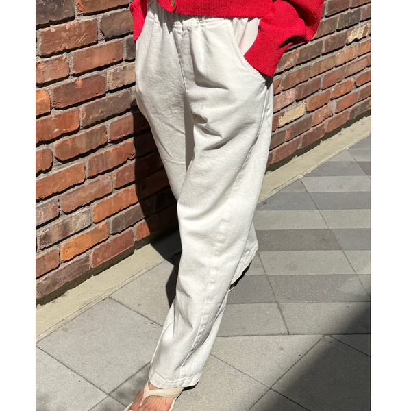 Le Bon Shoppe Long Arc Pants - Milk