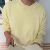 Le Bon Shoppe Milo Cotton Sweater - Lemonade