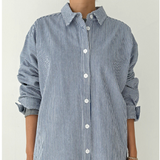Le Bon Shoppe Owen Shirt - Blue Stripe top