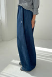 Le Bon Shoppe Parachute Pants - Denim Blue Side