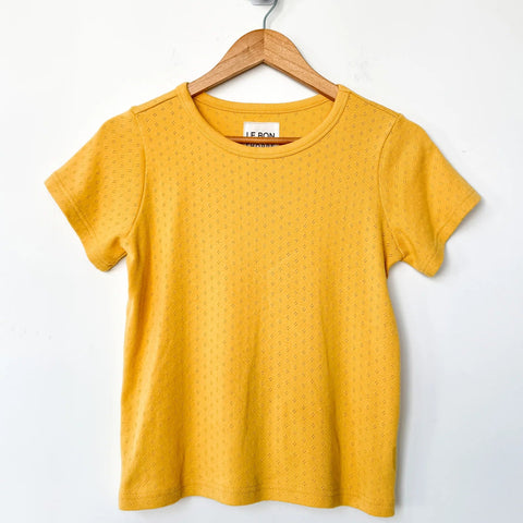 files/Le_Bon_Shoppe_Pointelle_Babe_Tee_-_Deep_Yellow.webp