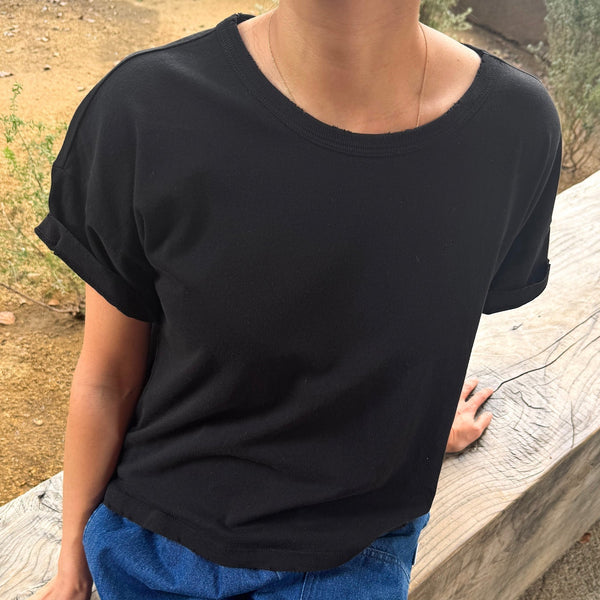 Le Bon Shoppe Vintage Fille Tee - True Black