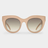 Le Specs Air Heart Sunglasses - Oatmeal front